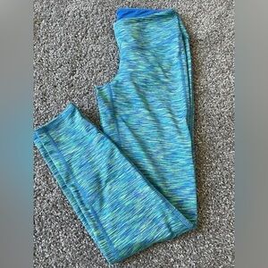 Lilly Pulitzer Size Small Leggings Luxletic Blue Green colors